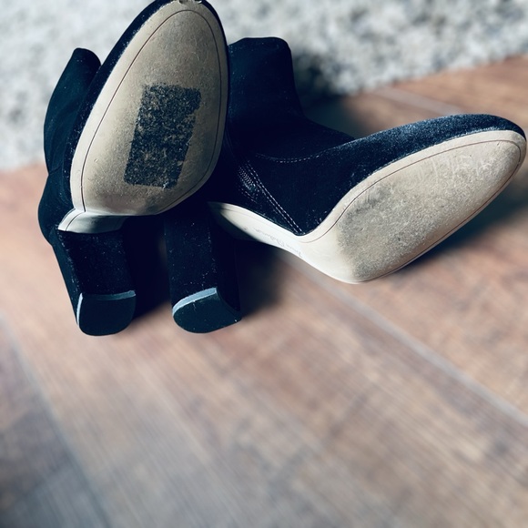 SAM EDELMAN Velour Boots Mid Calf • Size 7.5 • Women - Picture 8 of 9